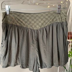 American Eagle Army Green Shorts